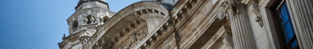 HM Treasury Building outside wave cutout